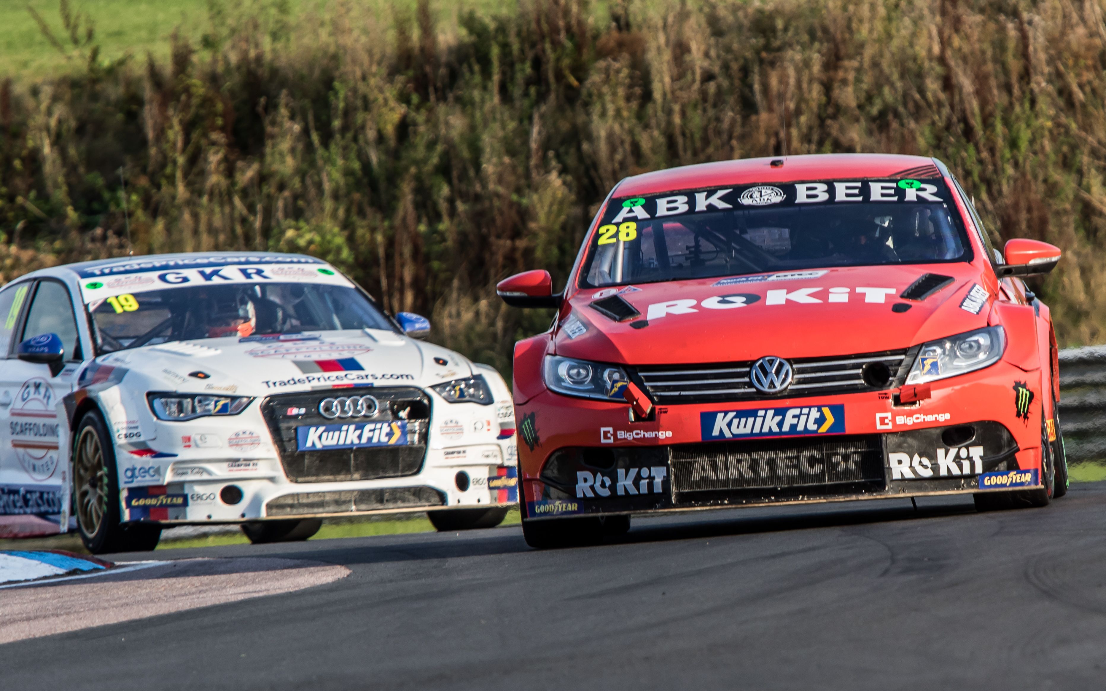 This season, Hamilton became the first disabled driver to score points in the British Touring Car Championship. Pictured, Hamilton competing at Thruxton Motorsport Centre.