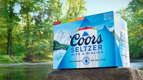 A case of Coors Seltzer.