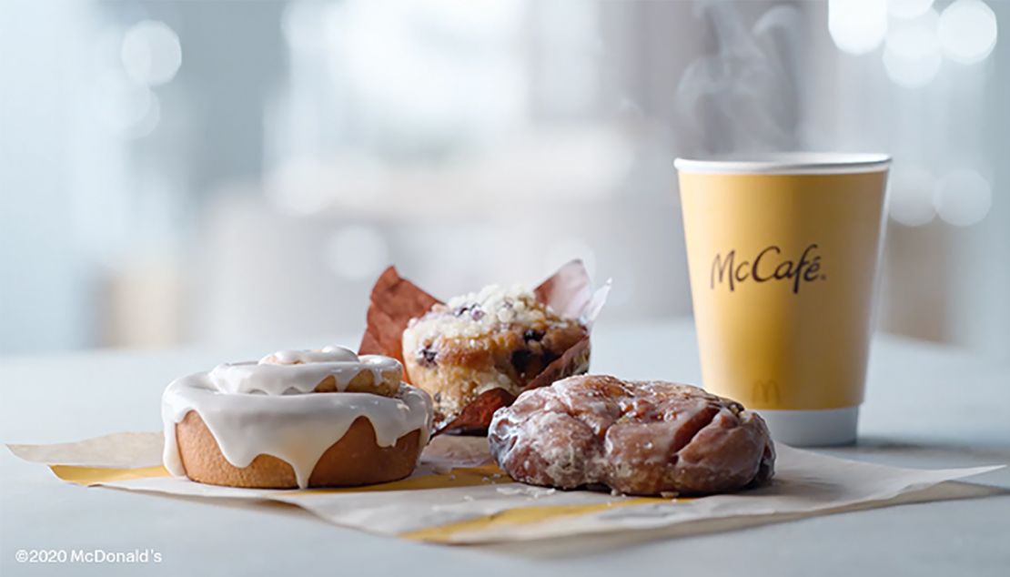 The new McCafe additions. 