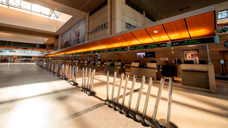 <strong>3. Los Angeles International Airport:</strong> In 2019, this California airport jumped up one spot to become the world's third busiest airport with more than 88 million passengers. That was before traffic tumbled by 58.9% in the first half of 2020.