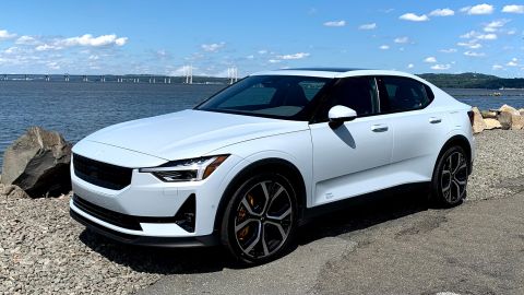 The fully-electric Polestar 2 is a credible competitor to the Tesla Model 3.