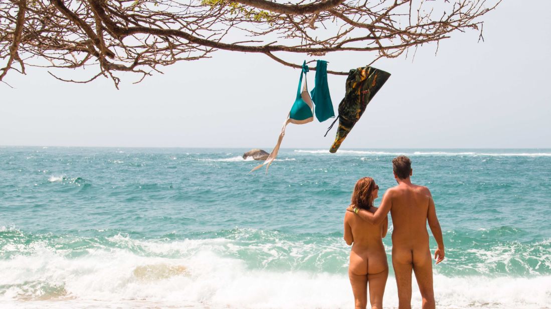 Fkk Nude Beach Sex - The naturist couple that travels the world naked | CNN