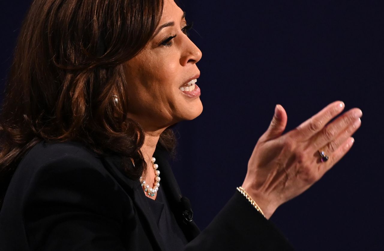 Harris, the junior senator from California, ran for the Democratic nomination but dropped out of the race in December. Joe Biden announced her as his running mate in August.