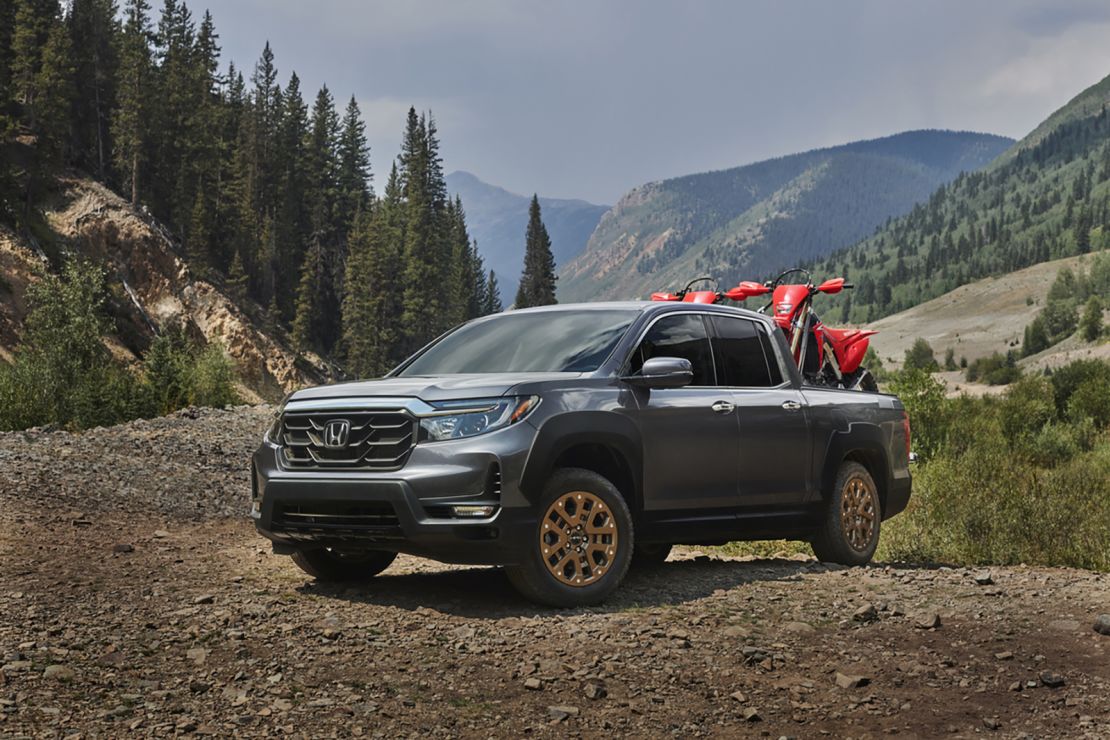 THe 2021 Honda Ridgeline was redesigned to give it a more rugged appearance.