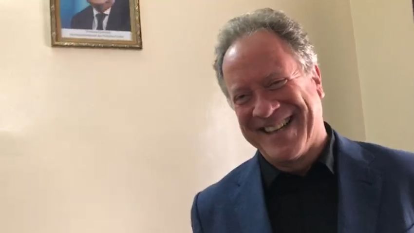 David Beasley, the executive director of the World Food Programme, reacted with joy and disbelief to the news of his organization's Nobel Peace Prize win.
