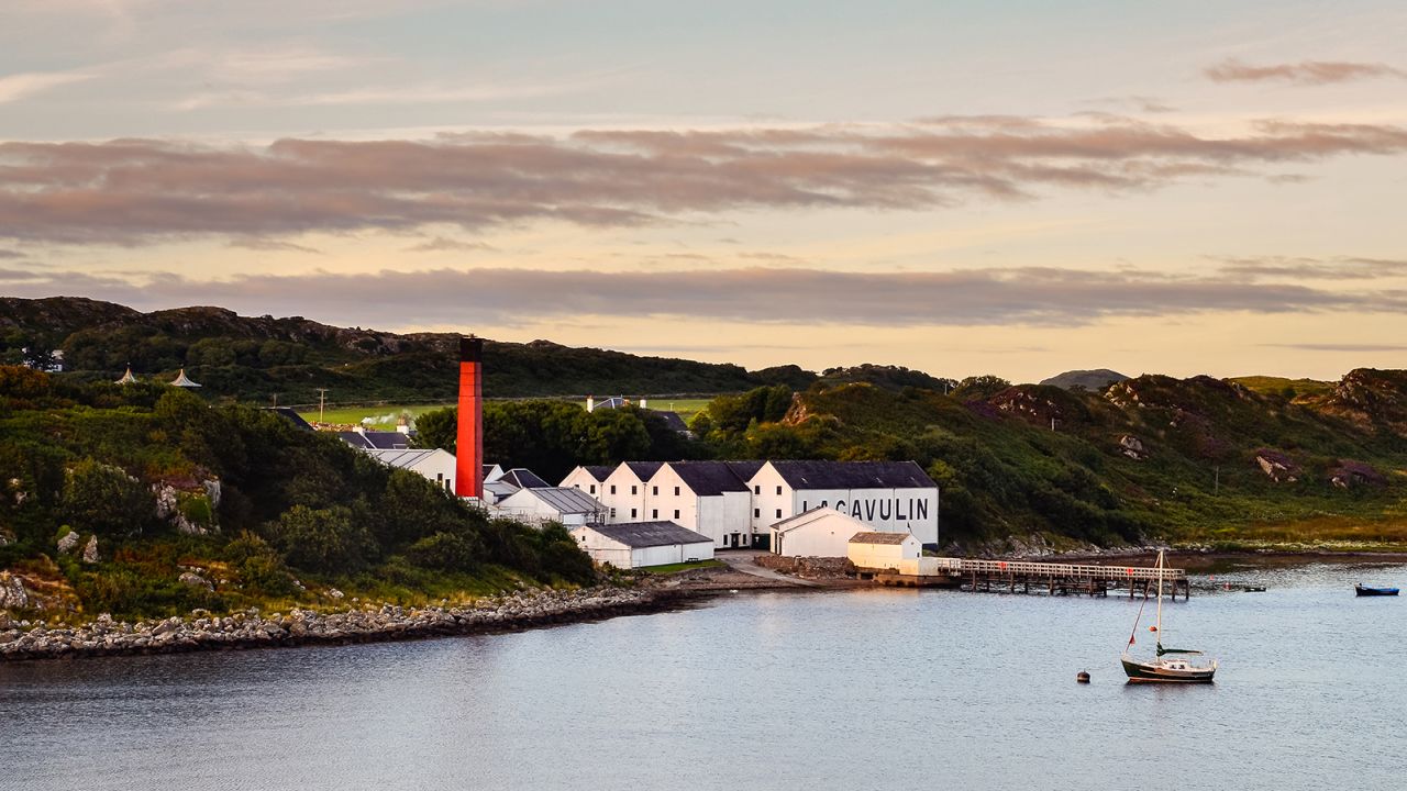 Lagavulin is one of Islay's well known whisky producers.