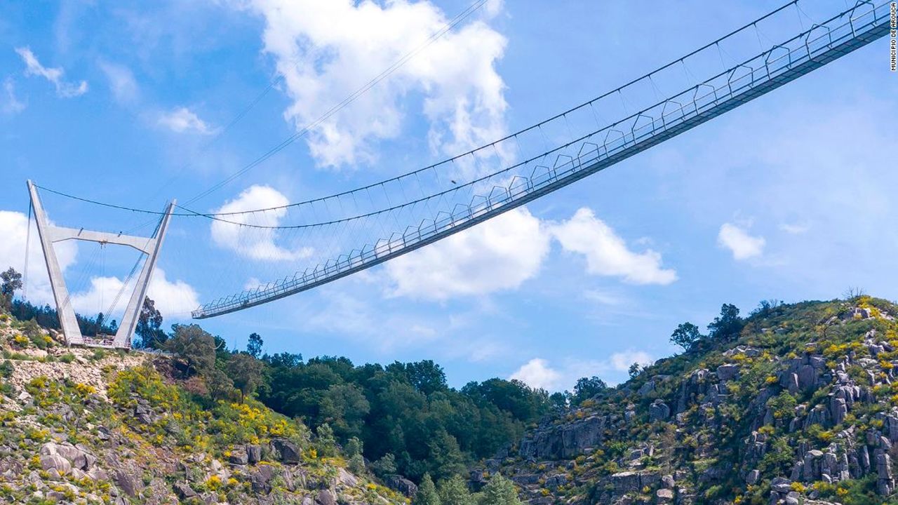 At 516 meters (1,692 feet), Portugal's Arouca 516 is the world's longest pedestrian suspension bridge.