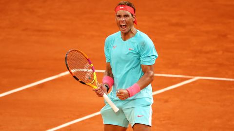 Nadal continues his run of never having lost a French Open semifinal. 