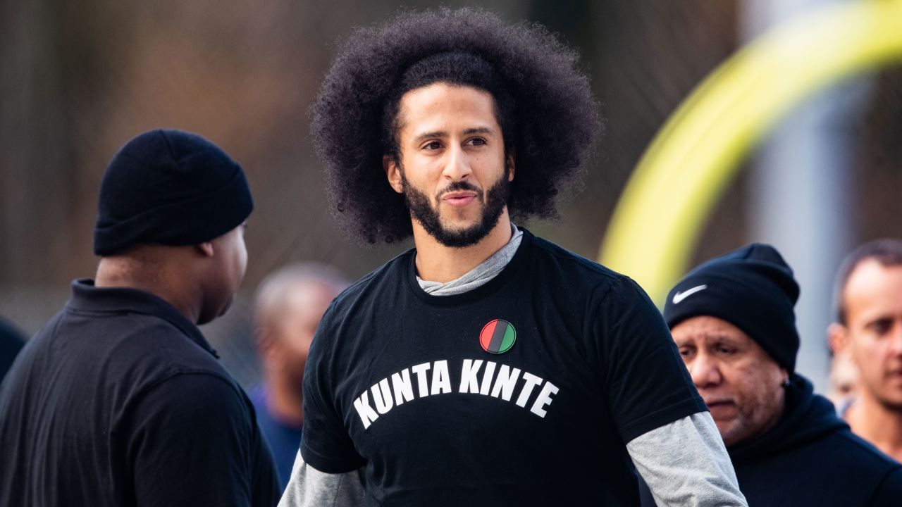 Colin Kaepernick's public workout for NFL teams took place in November 2019.