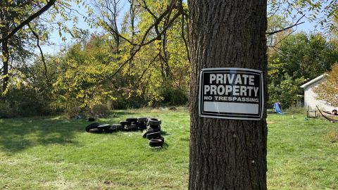 The yard in Munith, where some of the training took place according to the FBI.