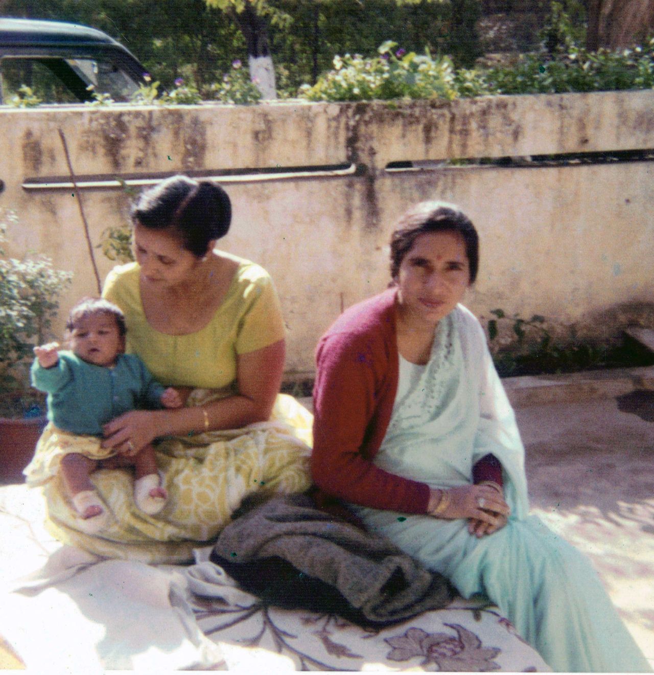 Vikas Khanna as a small child in India.
