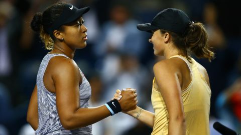 Naomi Osaka has become friends with Swiatek on tour.