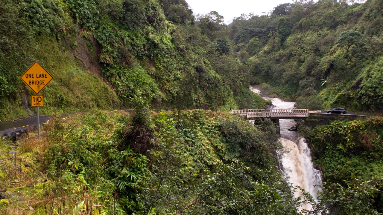 While the Road to Hana in Maui is open, facilities along the way may be limited.