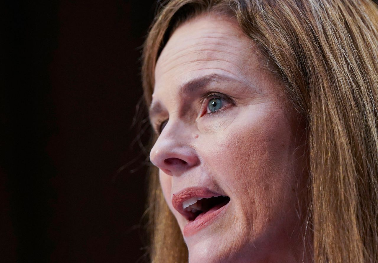 "I have been nominated to fill Justice Ginsburg's seat, but no one will ever take her place," <a href="https://www.cnn.com/politics/live-news/amy-coney-barrett-hearing-10-12-20/h_f43636badfcefee3cd1be5fdebfe354e" target="_blank">Barrett said in her opening statement.</a> "I will be forever grateful for the path she marked and the life she led."
