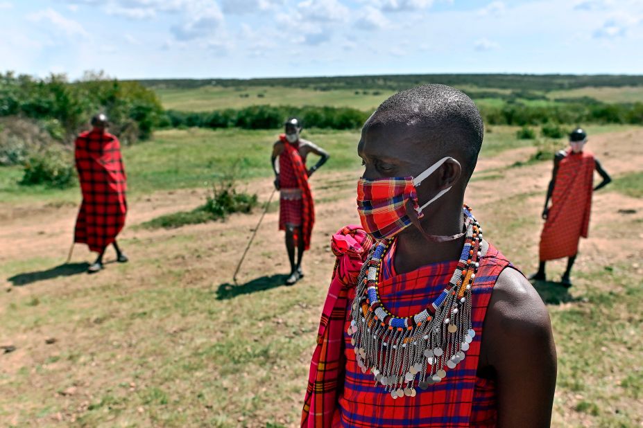 Over 15,000 Maasai tribe members own land in the Maasai Mara. The group has had to adapt and find alternative sources of income as Covid-19  has impacted the number of tourists visiting the region for safaris.