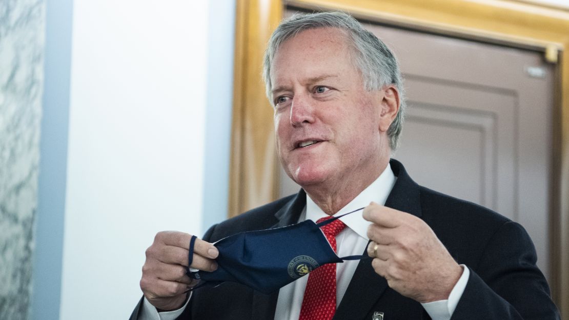 meadows capitol hill chief of staff refused mask