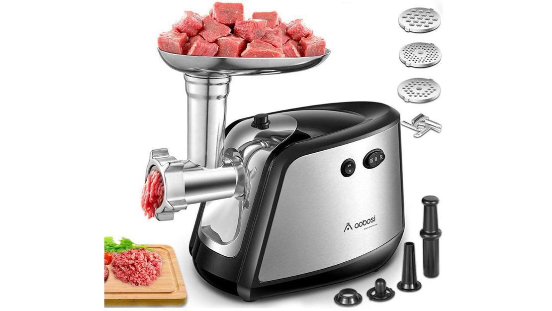 Aobosi 3-in-1 Meat Mincer & Sausage Stuffer