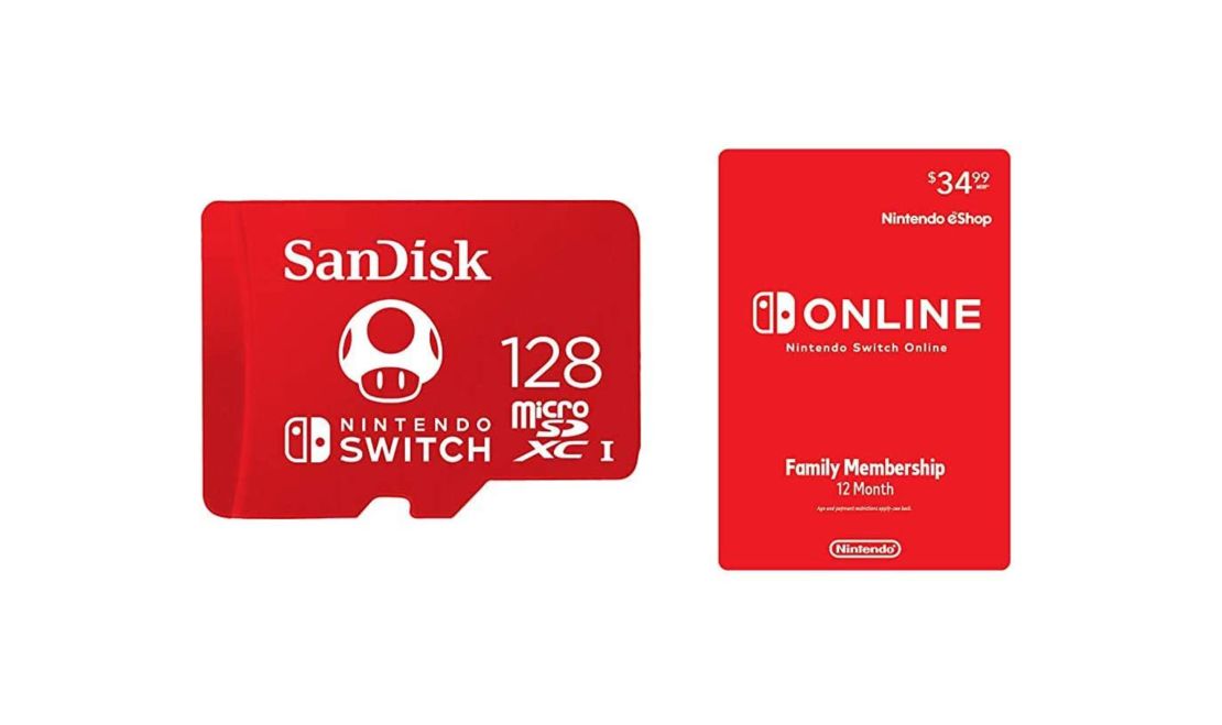 SanDisk 128GB MicroSD Card With 12 Months of Nintendo Switch Online