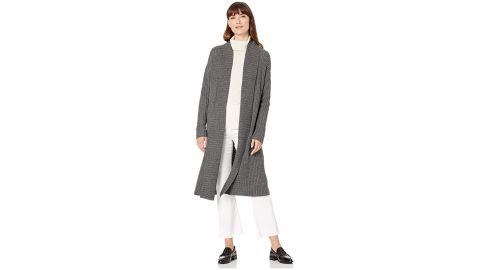 Amazon Essentials Women's Oversized Open Front Knee Length Sweater Coat