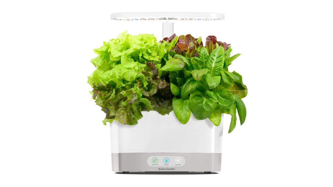 AeroGarden White Harvest Indoor Hydroponic Garden