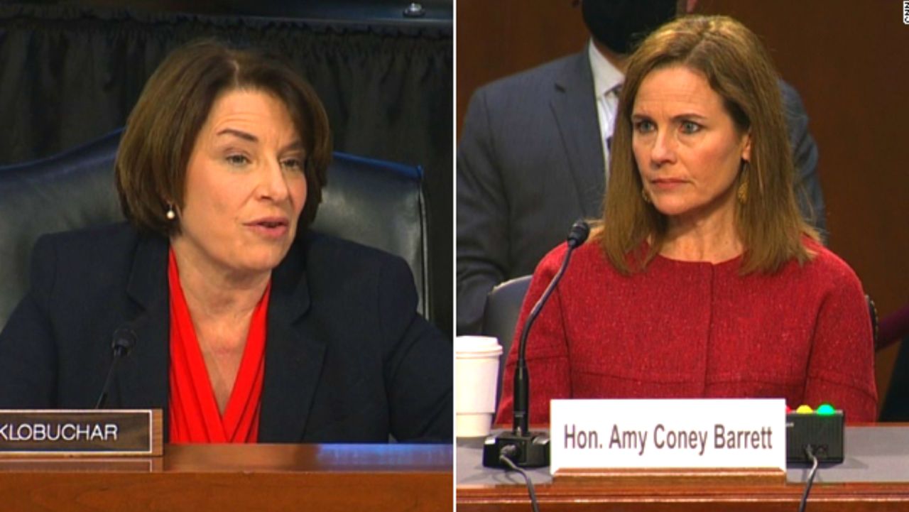 amy coney barrett klobuchar split brightened