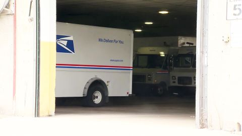 Postal Service agents responded to a report of undelivered mail on Sunday outside the home of a postal employee in Pennsylvania.