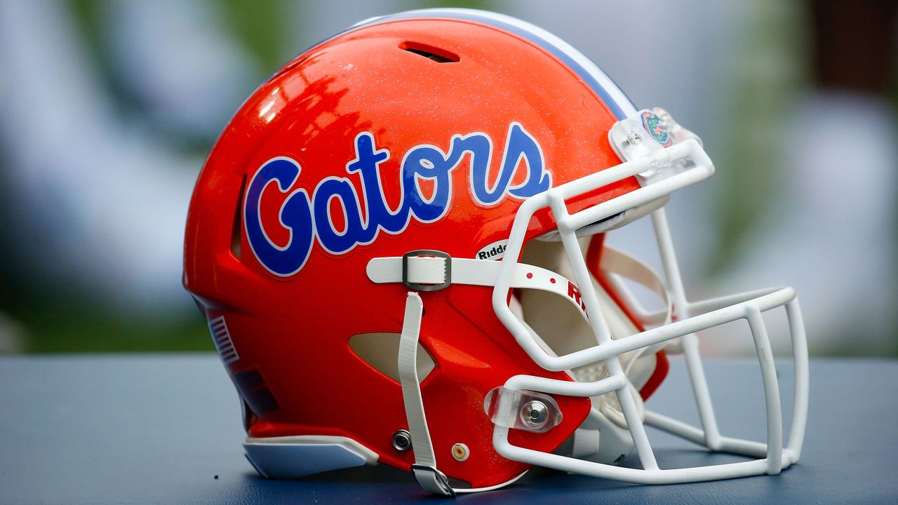 A helmet of the Florida Gators.
