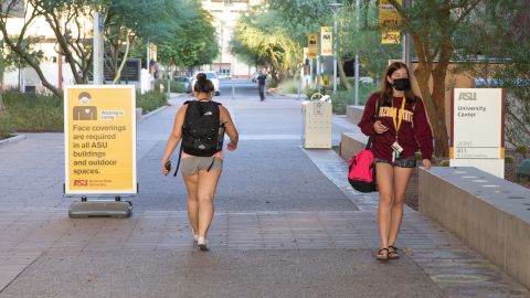 Taylor Mall is normally bustling with students, but now it's much quieter.