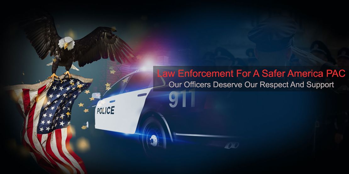 An image from Law Enforcement For A Safer America PAC's Facebook page. 