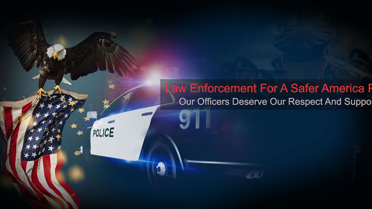 An image from Law Enforcement For A Safer America PAC's Facebook page. 