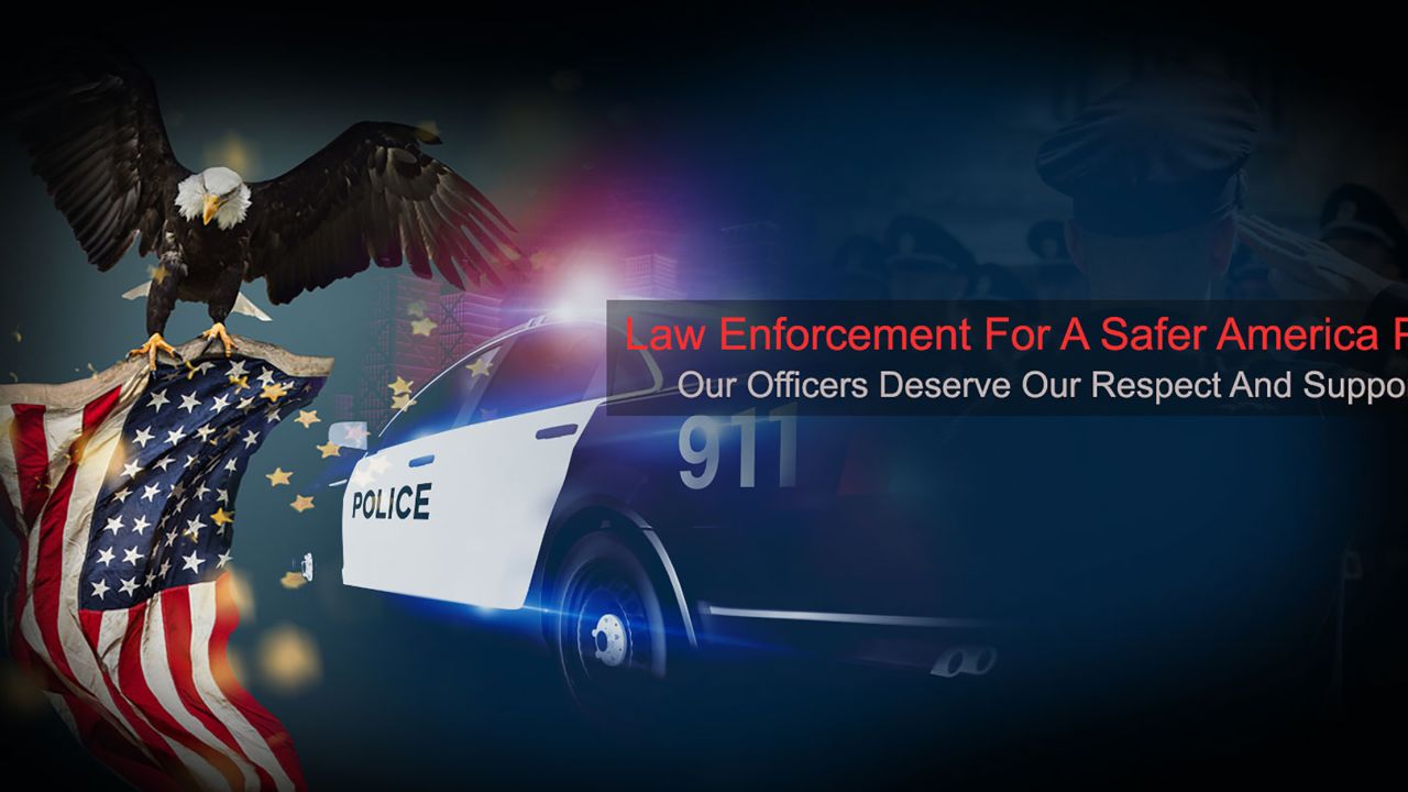An image from Law Enforcement For A Safer America PAC's Facebook page.