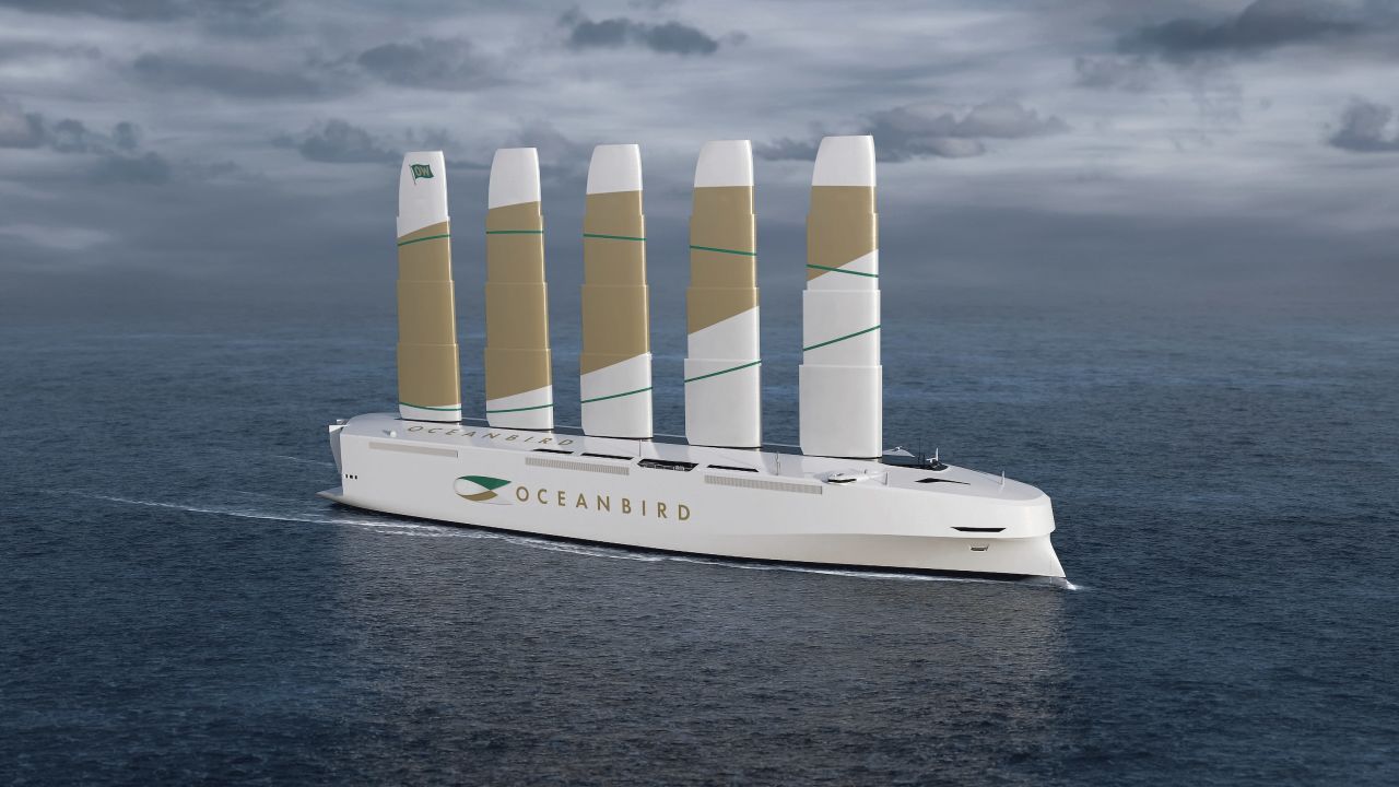 As the climate crisis intensifies, low or zero-emission transport is becoming vital for a sustainable future. Oceanbird is a wind-powered transatlantic car carrier that cuts carbon emissions by 90%, compared to a standard car carrier.
