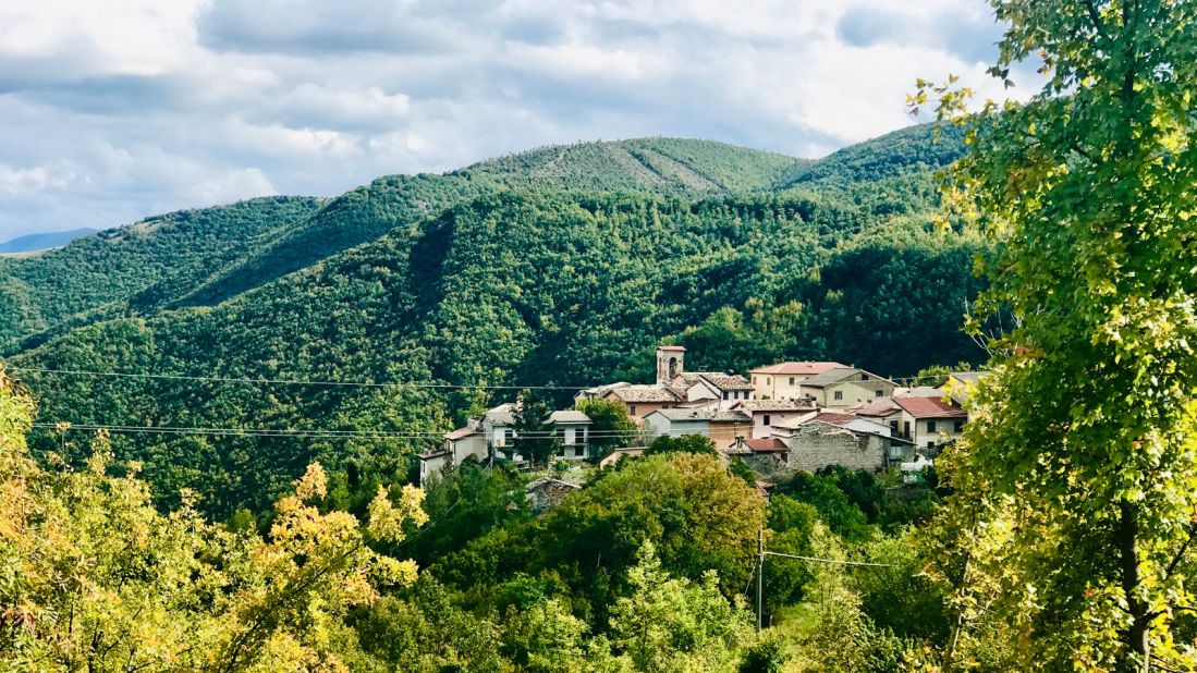 <strong>Isolated spot: </strong>Situated in the province of Perugia in Umbria, Nortosce sits above a rocky gorge in the Nerina Valley, making it extremely hard to reach.