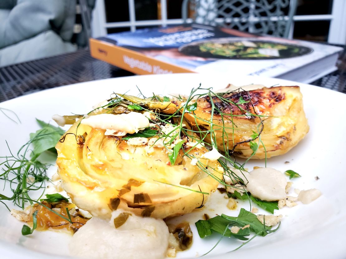 Lime, orange juice and garlic brings acidic joy to this fennel recipe from "Vegetable Kingdom"