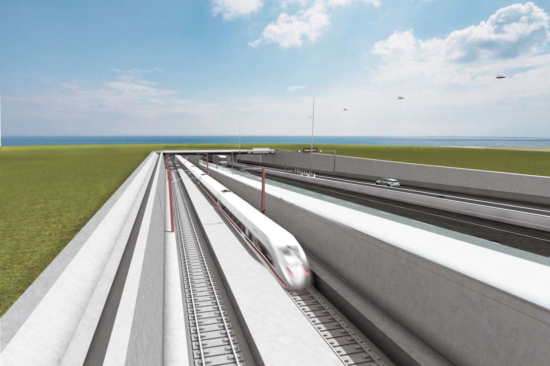 The Fehmarn Belt Tunnel will connect Germany and Denmark.