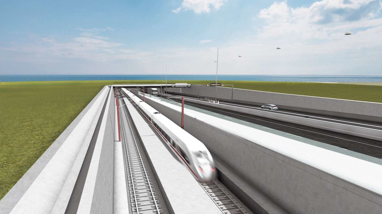 The Fehmarn Belt Tunnel will connect Germany and Denmark.