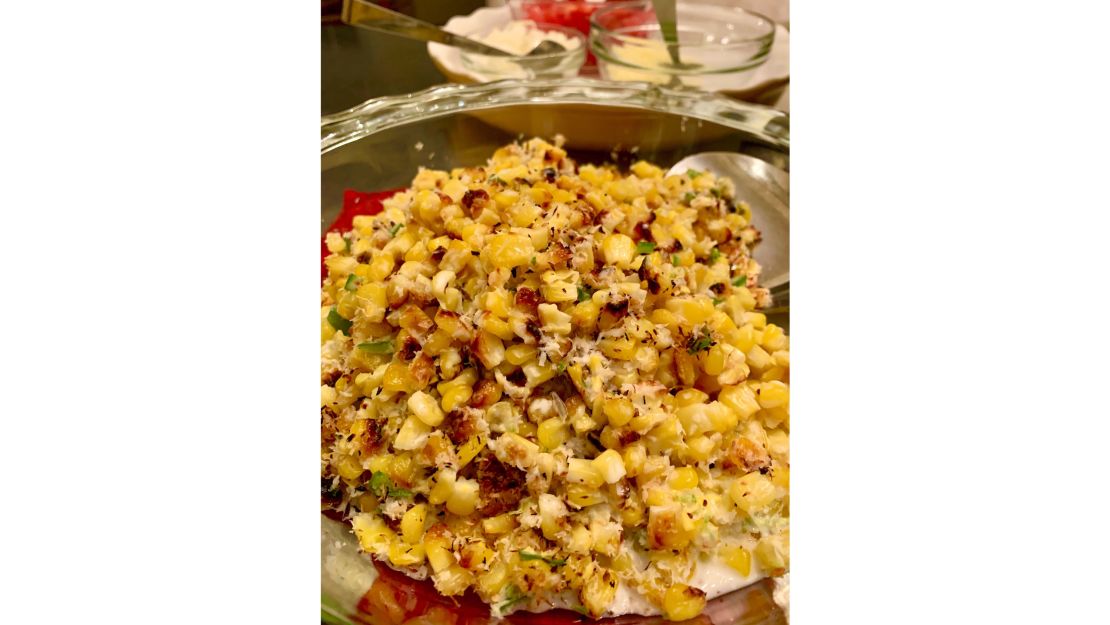 Charred corn with coconut chilies and lime from "Milk Street: Cookish: Throw it Together" were added to our family's weekly taco night.