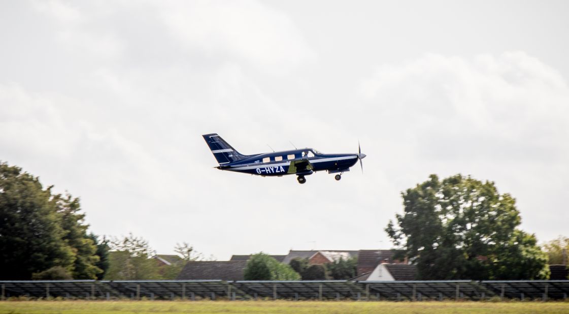 On September 24 2020, ZeroAvia flew the world's largest hydrogen-powered aircraft at Cranfield Airport in England, showing the possibilities of hydrogen fuel for aviation. 