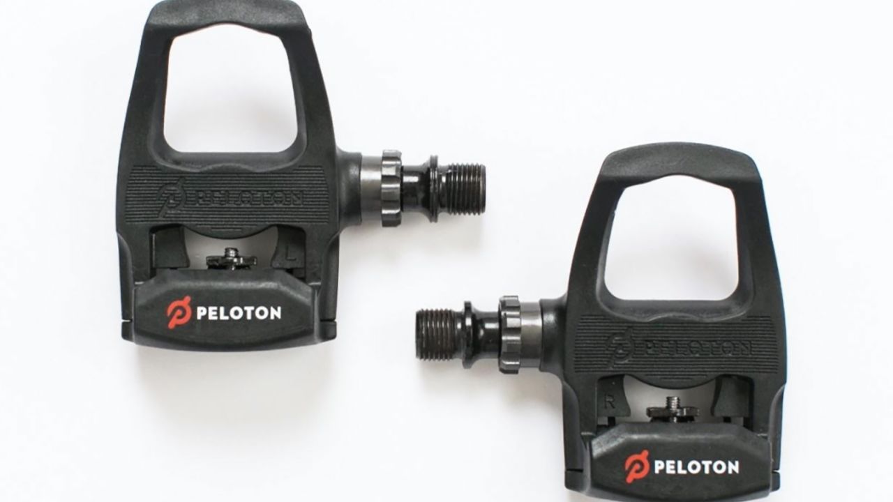 Peloton issued a recall of its first-generation PR70P clip-in bike pedals (pictured) on Thursday, October 15.