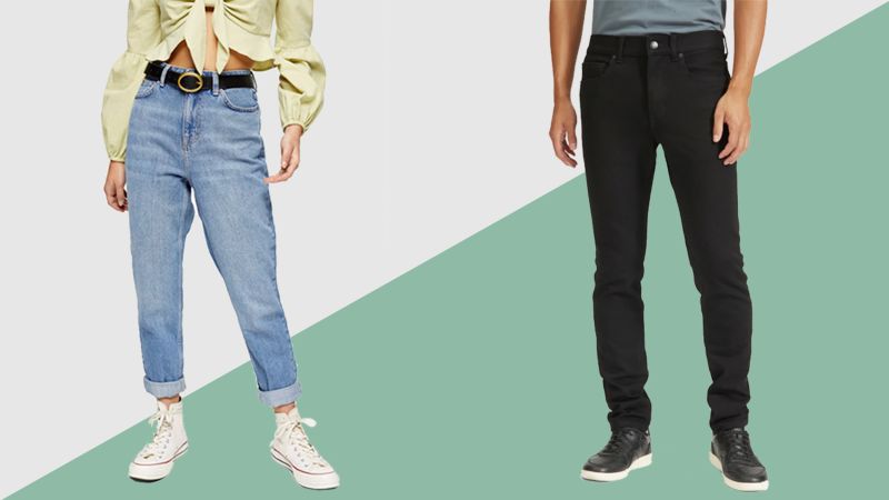 long top on jeans online