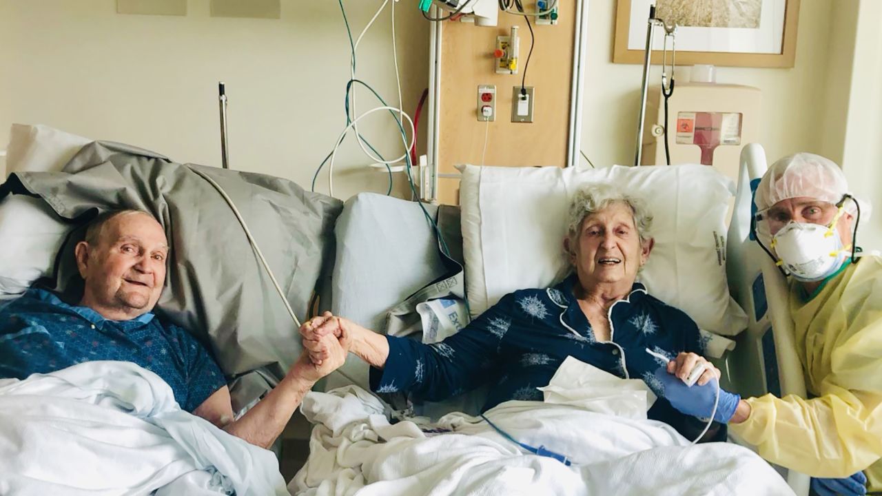 Tom Stevens and his wife, Virginia, were hospitalized with Covid-19 in early August and put in separate rooms. Within a day, their physicians agreed that the couple, married for 66 years, should not be kept apart ― they needed to recover in a room together.