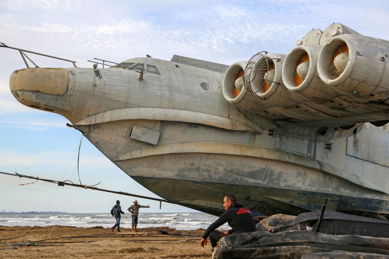 The 'Caspian Sea Monster,' a Lun-class Ekranoplan, rises from the grave |  CNN