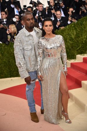 The Wests on the red carpet at the 2016 Met Gala.