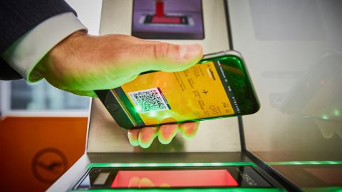 People are happy to hold boarding passes on their phones -- what about passport and other biometric details?
