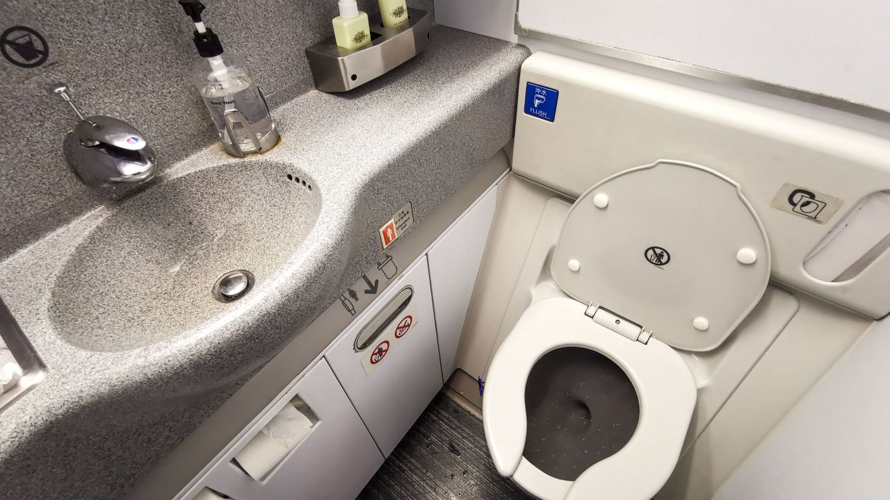 Airplane lavatories have historically been high-touch environments.