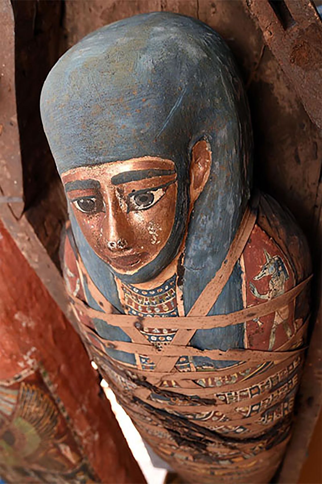 The collection of sarcophagi, announced on Monday, is believed to date back more than 2,500 years.