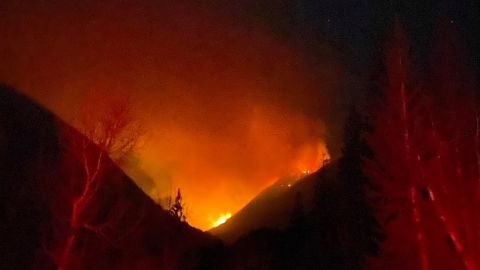 Twenty-three hikers were rescued from a trailhead near the Ice Fire.