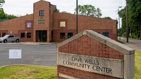 An undated photo of the Dave Wells Community Center  in North Memphis, Tennessee, where voters were turned away for their Black Lives Matter apparel.