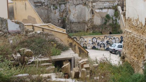 Some buildings were substantially damaged during the 1968 earthquake that rocked Sicily's Belice Valley.