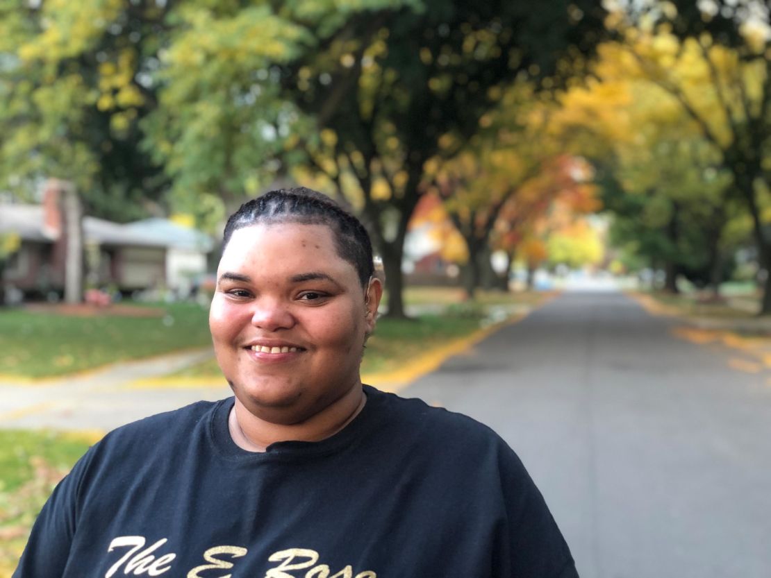 Detroit native Amber Davis sat out the 2016 election. This year she says, "I don't like Biden, but I'm voting for Biden."